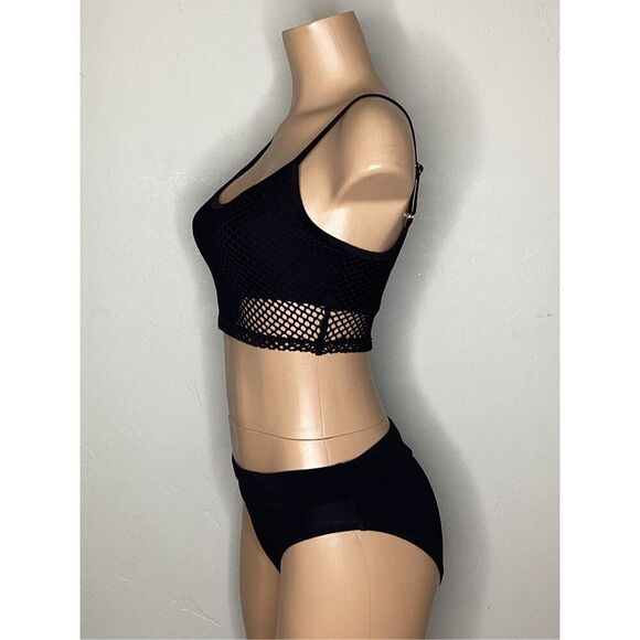 New. Robin Piccone black net bikini. Medium. Retails $214 - Picture 5 of 7